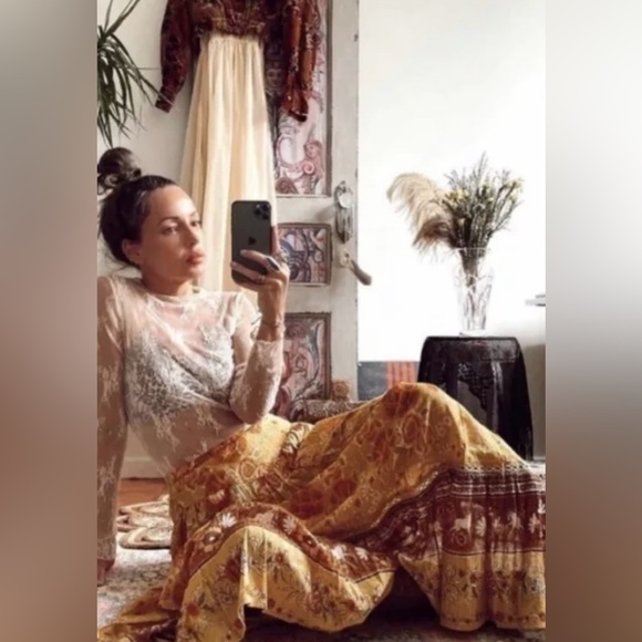 Spell Dresses & Skirts - Spell Mystic Maxi Skirt, Size Medium, Sunflower